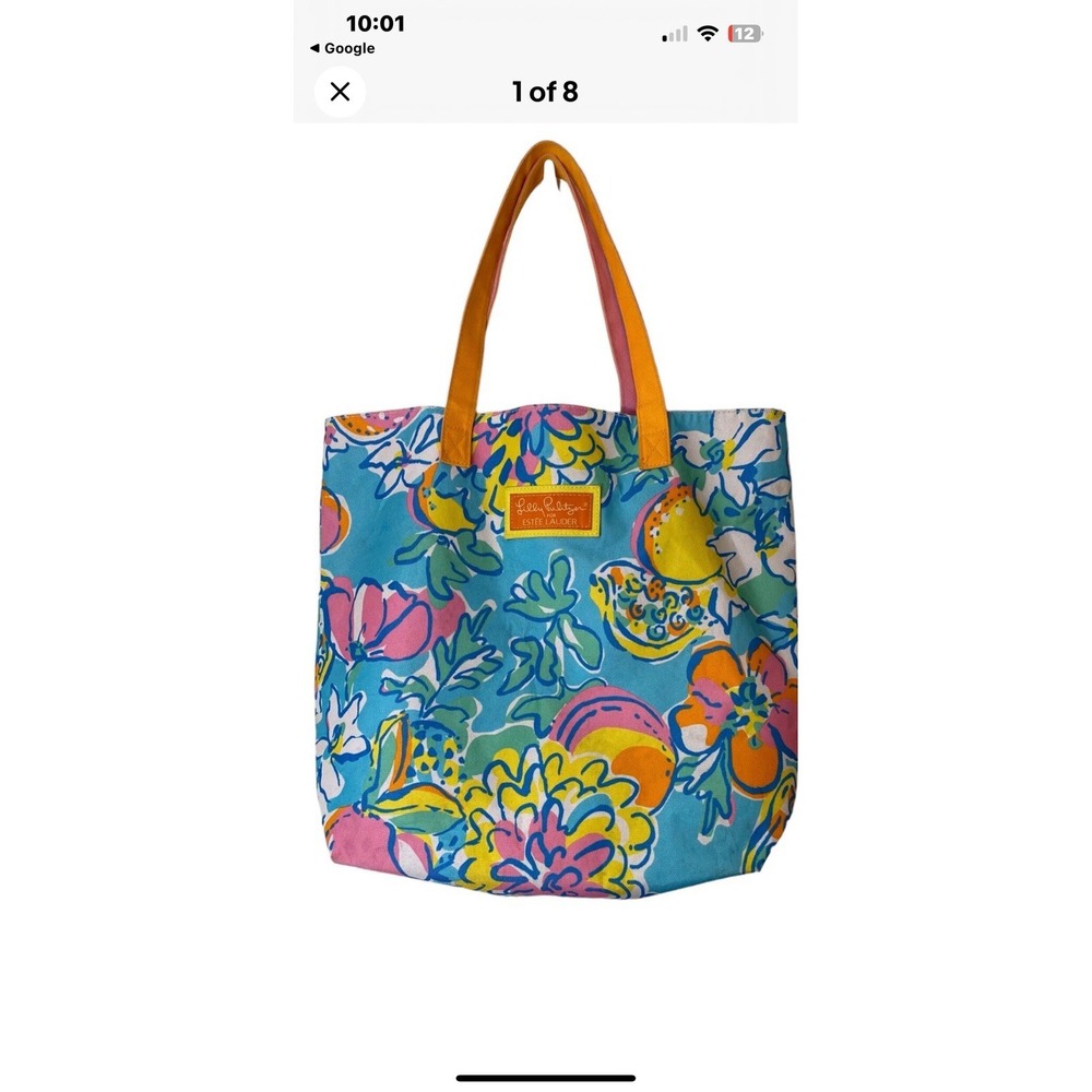Lilly Pulitzer for‎ Estee Lauder Bright Tropical Beach Bag / Tote